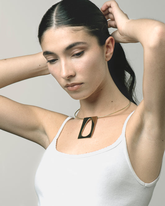 CARVED MENHIR NECKLACE